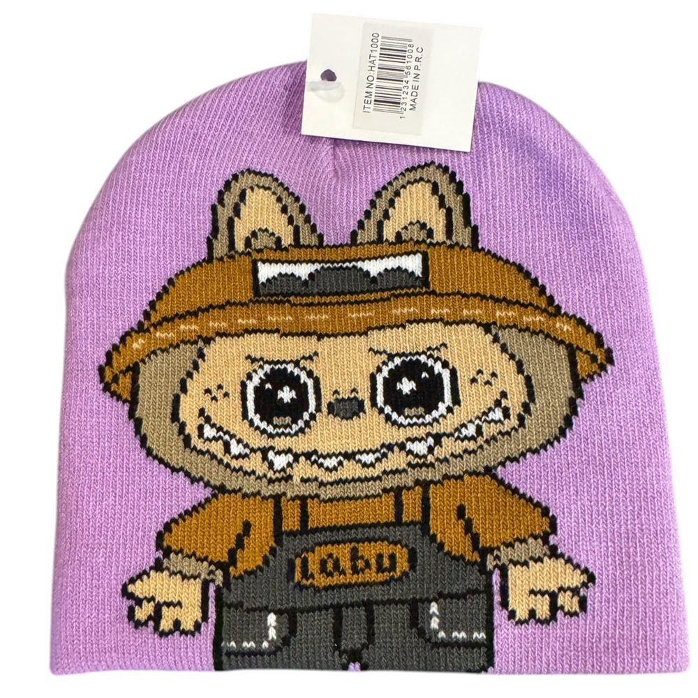 🎁 Labubu Beanie - Purple NWT
